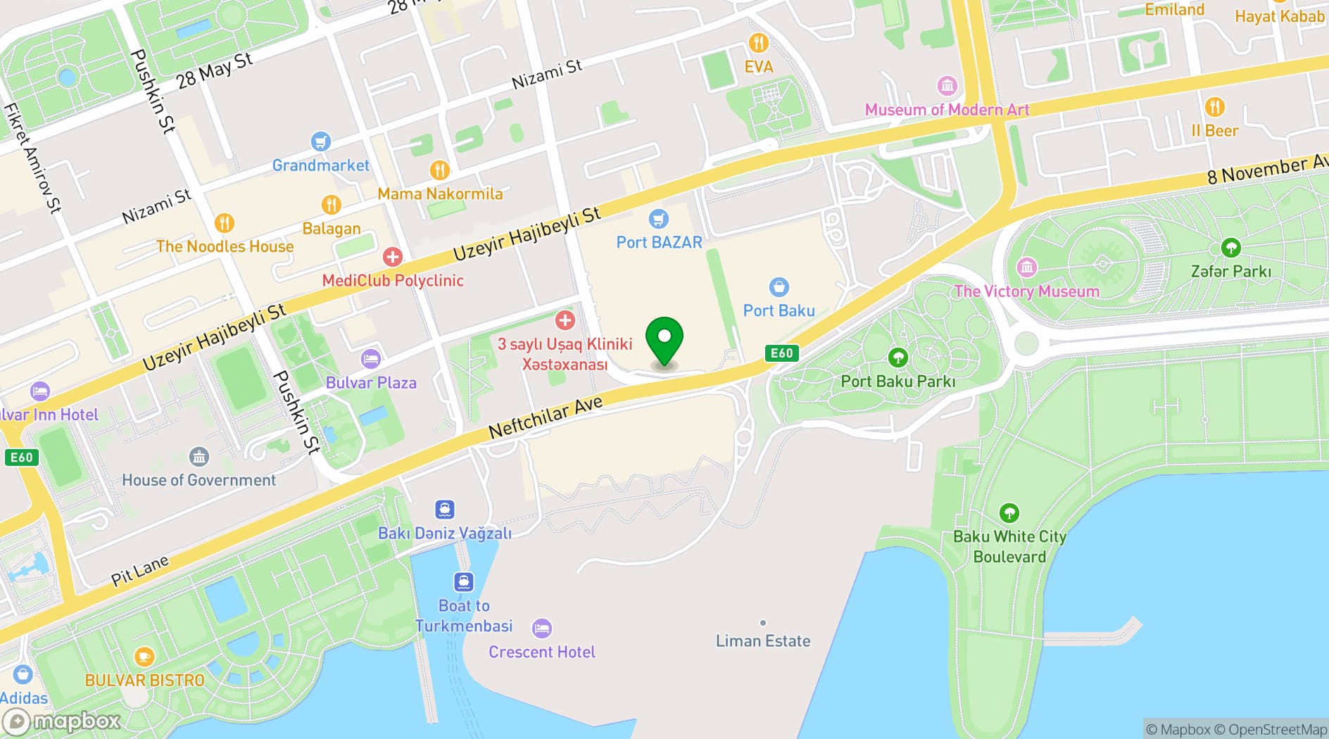 Map showing Tabia