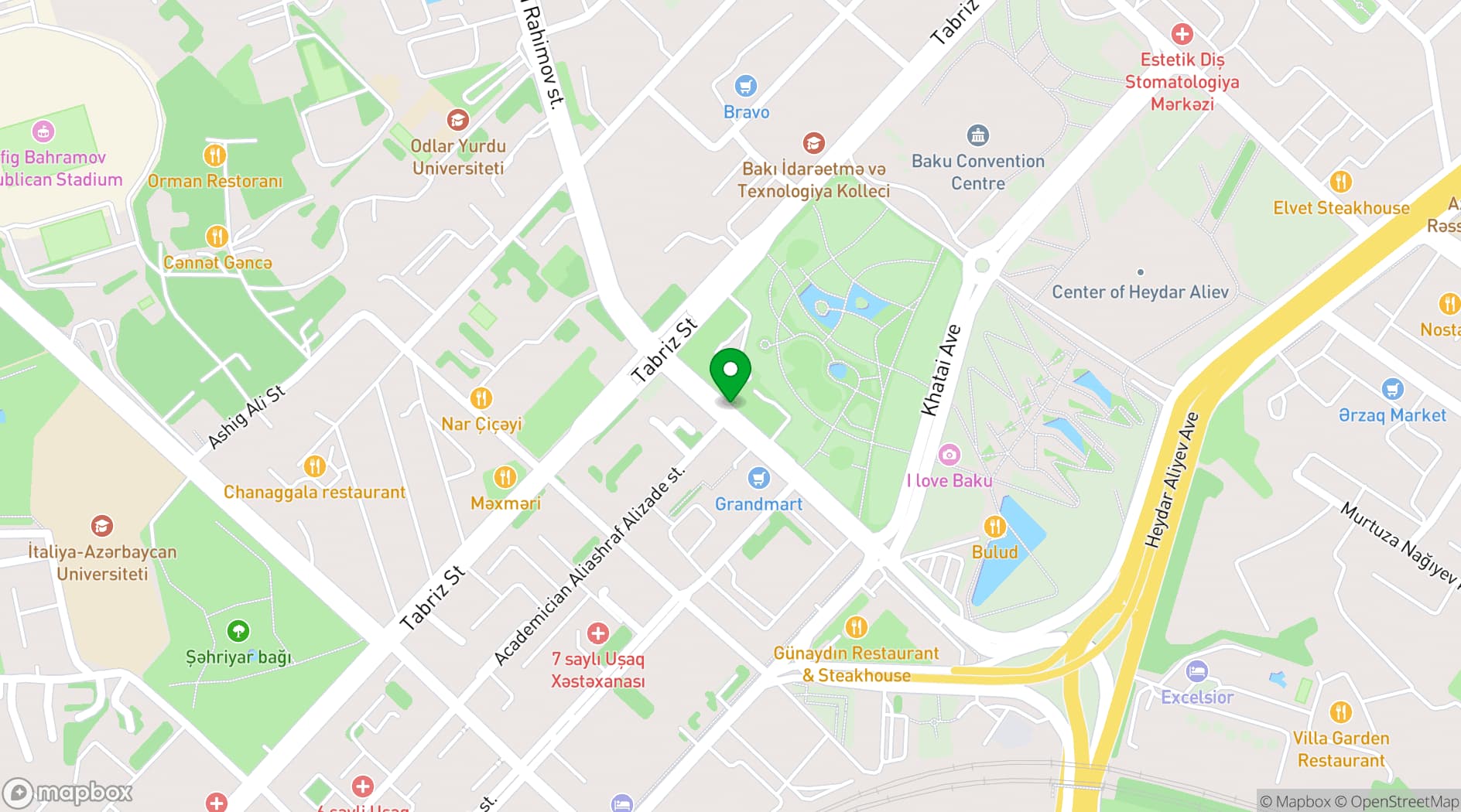 Map showing Congress Hotel
