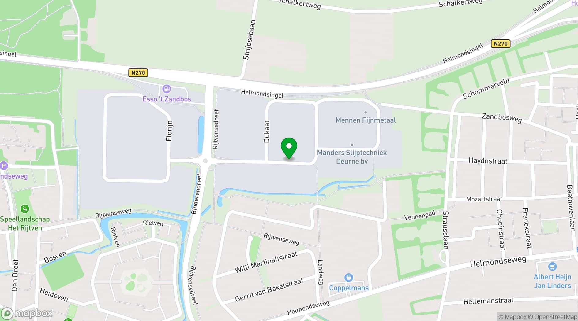 Map showing Koonings