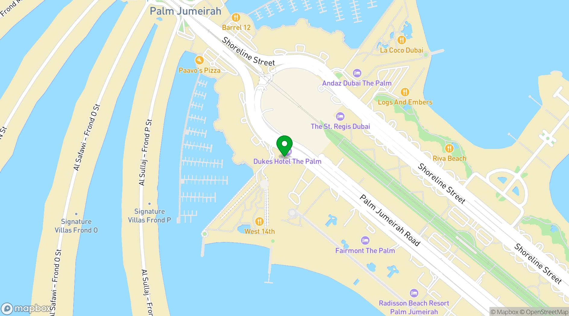 Map showing Ula