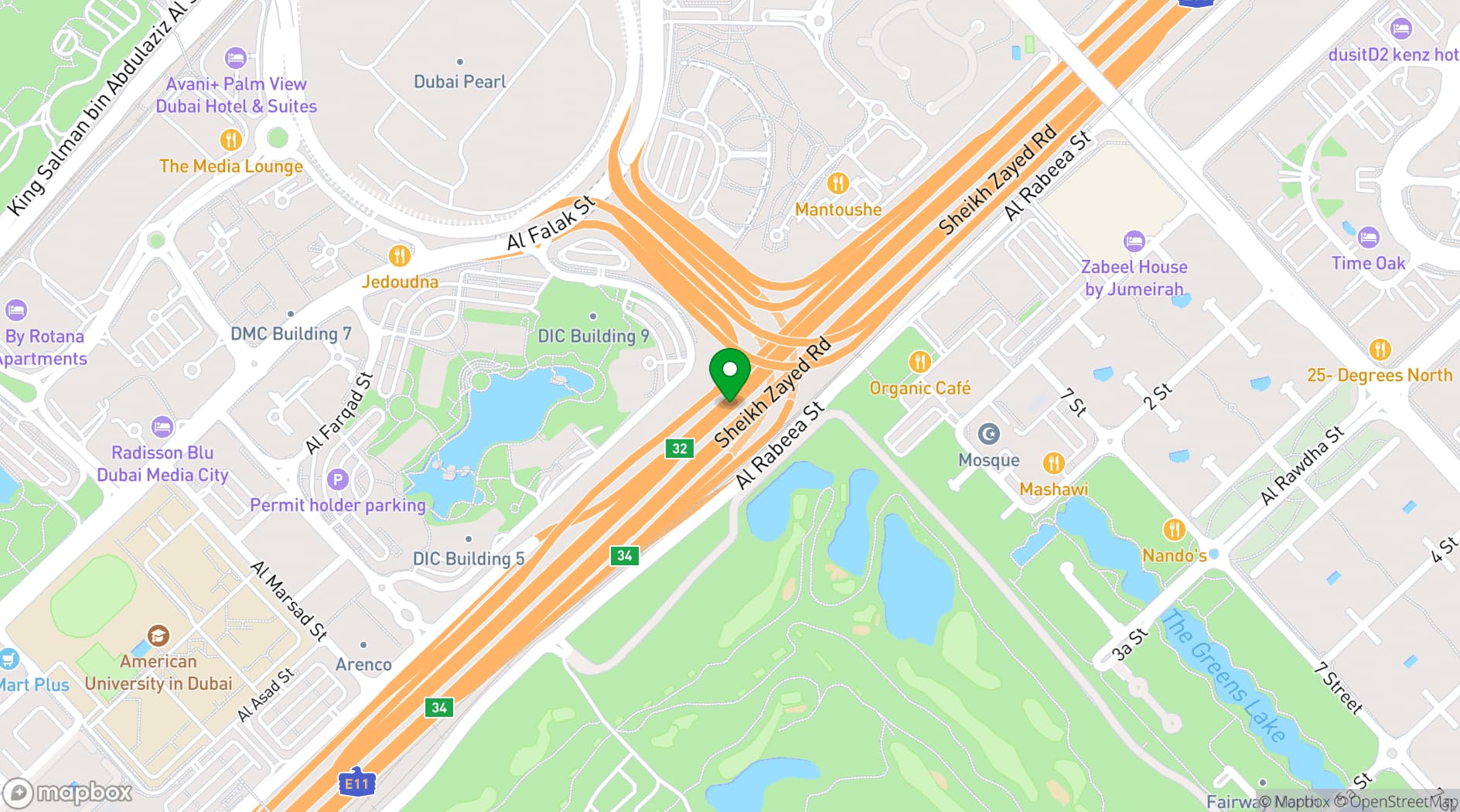 Map showing Two Seasons Hotel