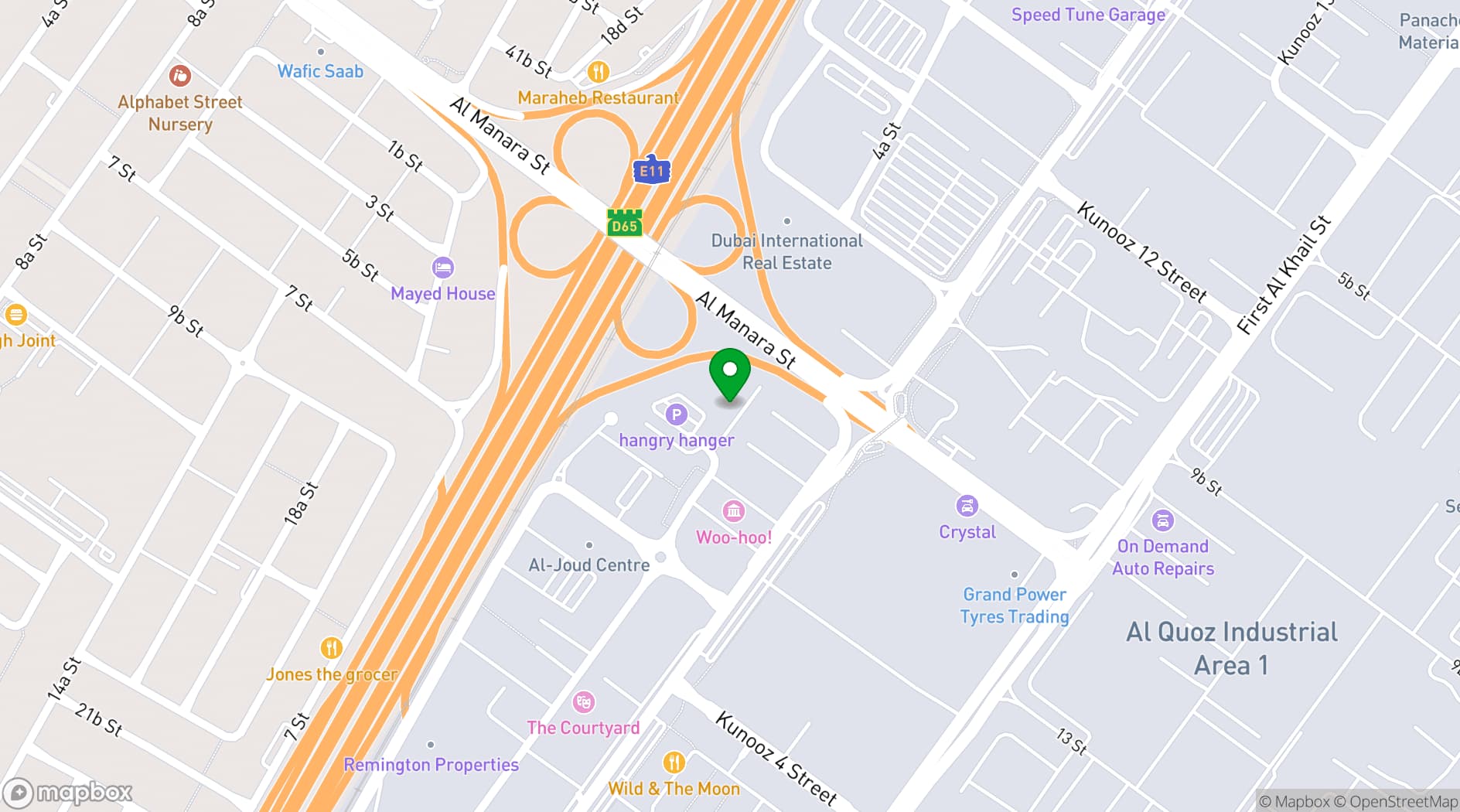 Map showing Warehouse Four