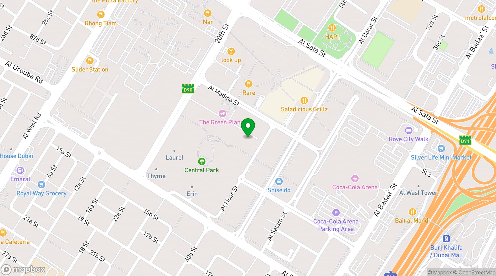 Map showing La Serre