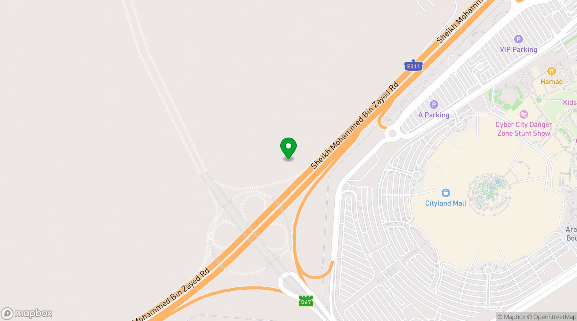 Map showing TIME Oak Hotel & Suites
