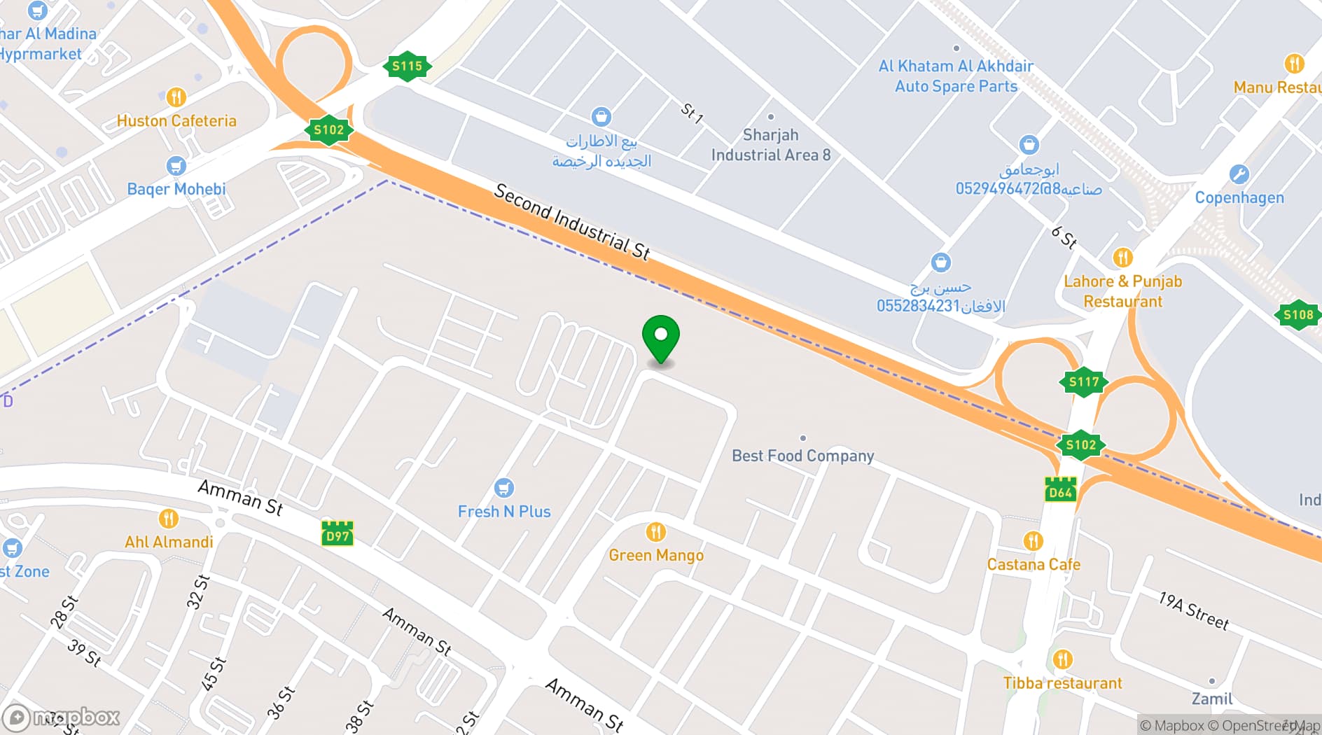 Map showing Karachi Darbar Group