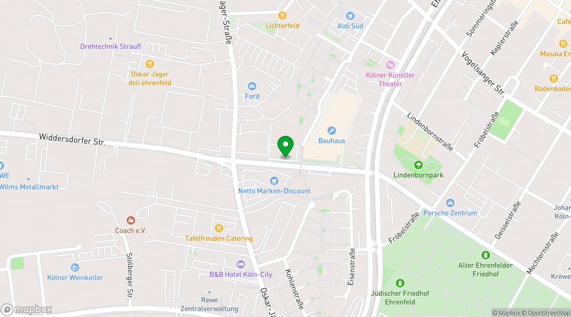 Map showing NEO SPACE