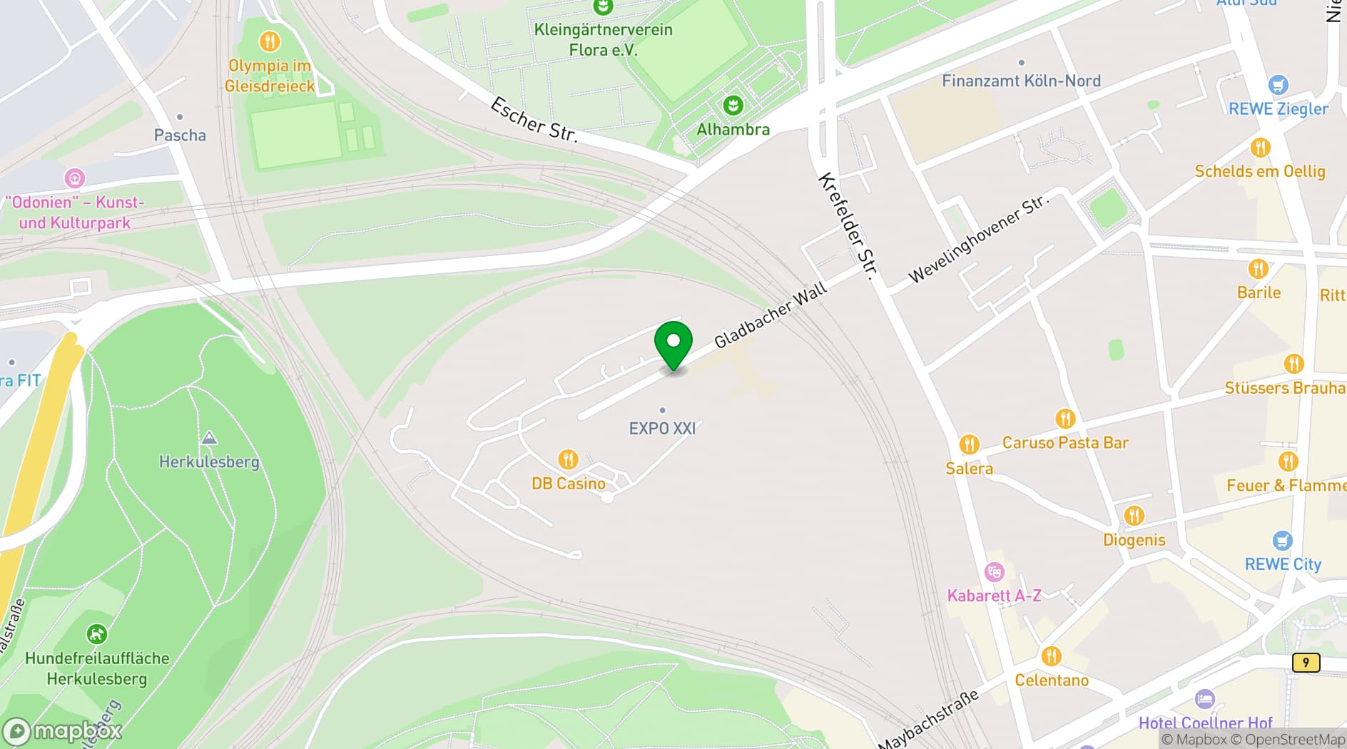 Map showing XPOST
