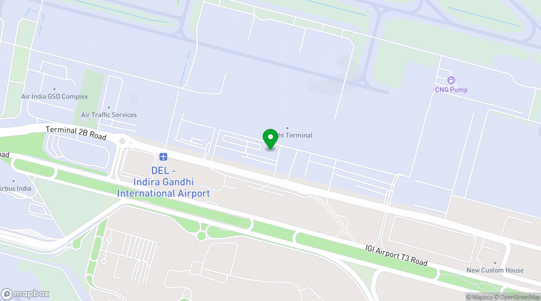 Map showing Lemon Tree Hotel Vasant Kunj
