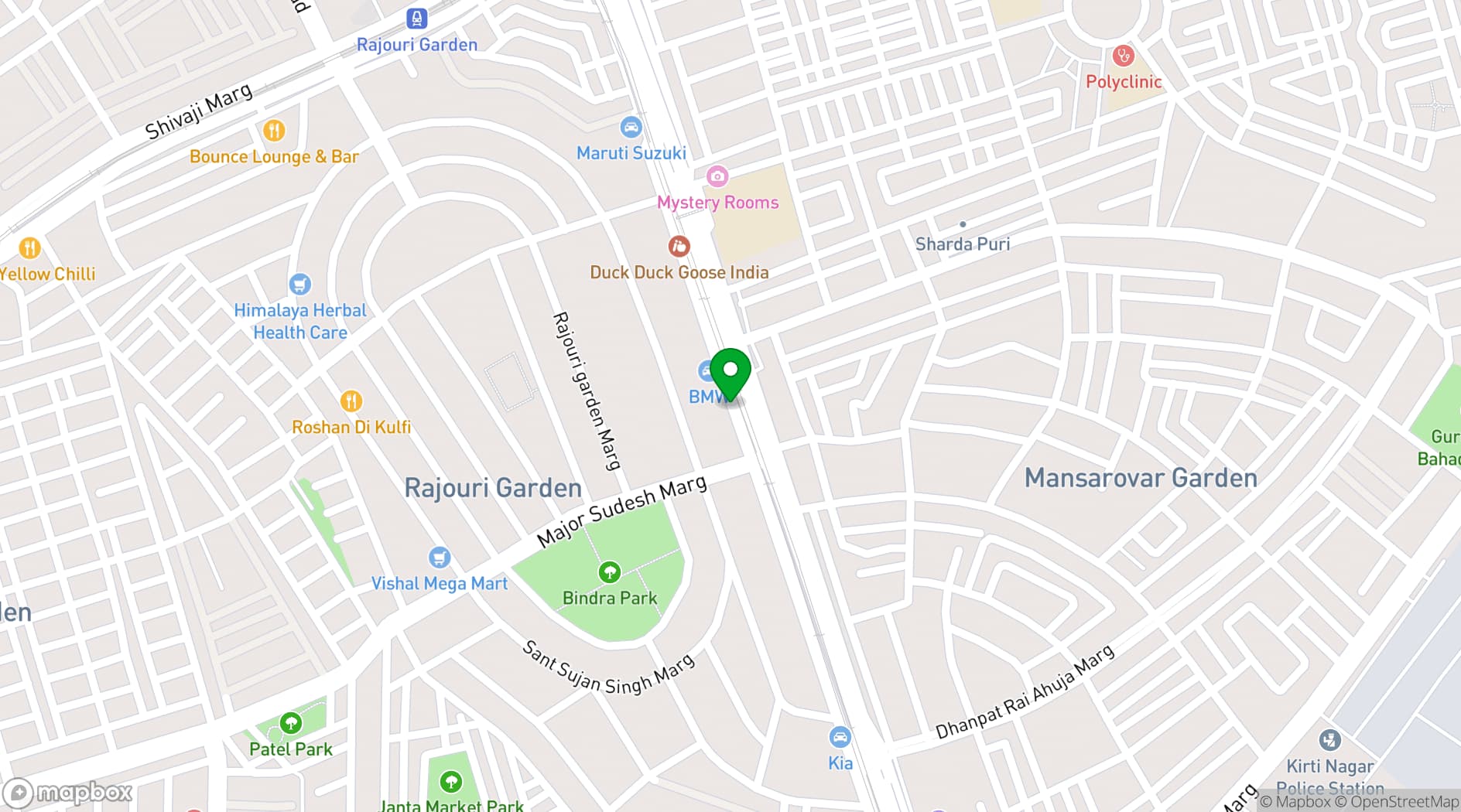 Map showing The Barbeque Company
