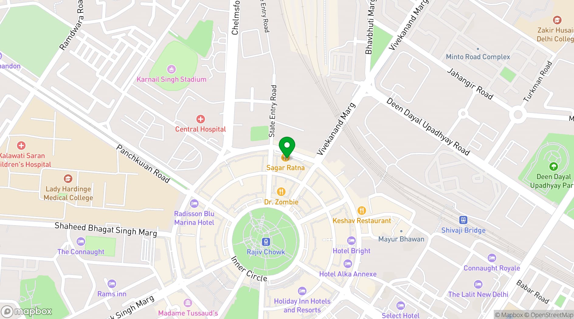 Map showing The Connaught