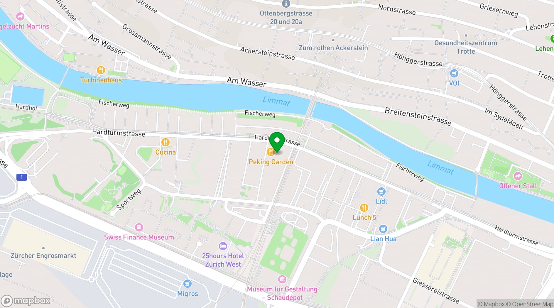 Map showing Westhive Meeting Rooms
