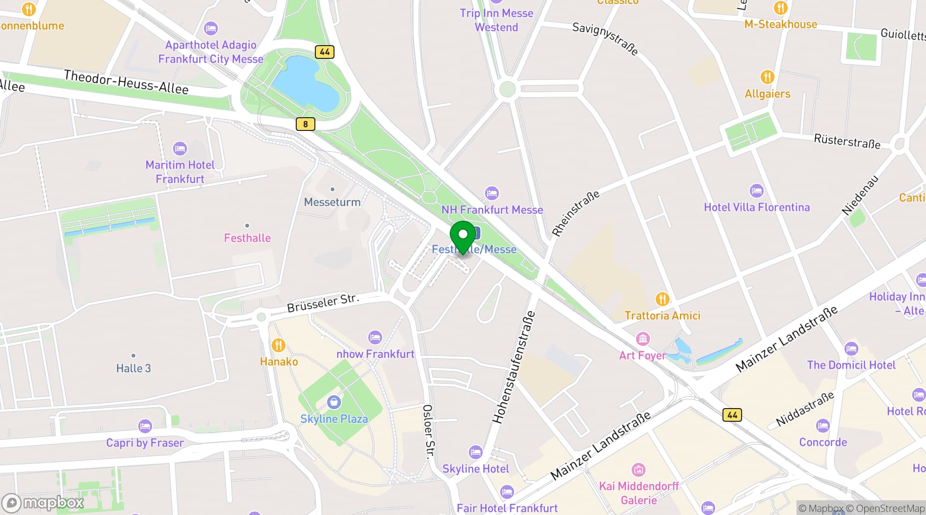 Map showing TechQuartier
