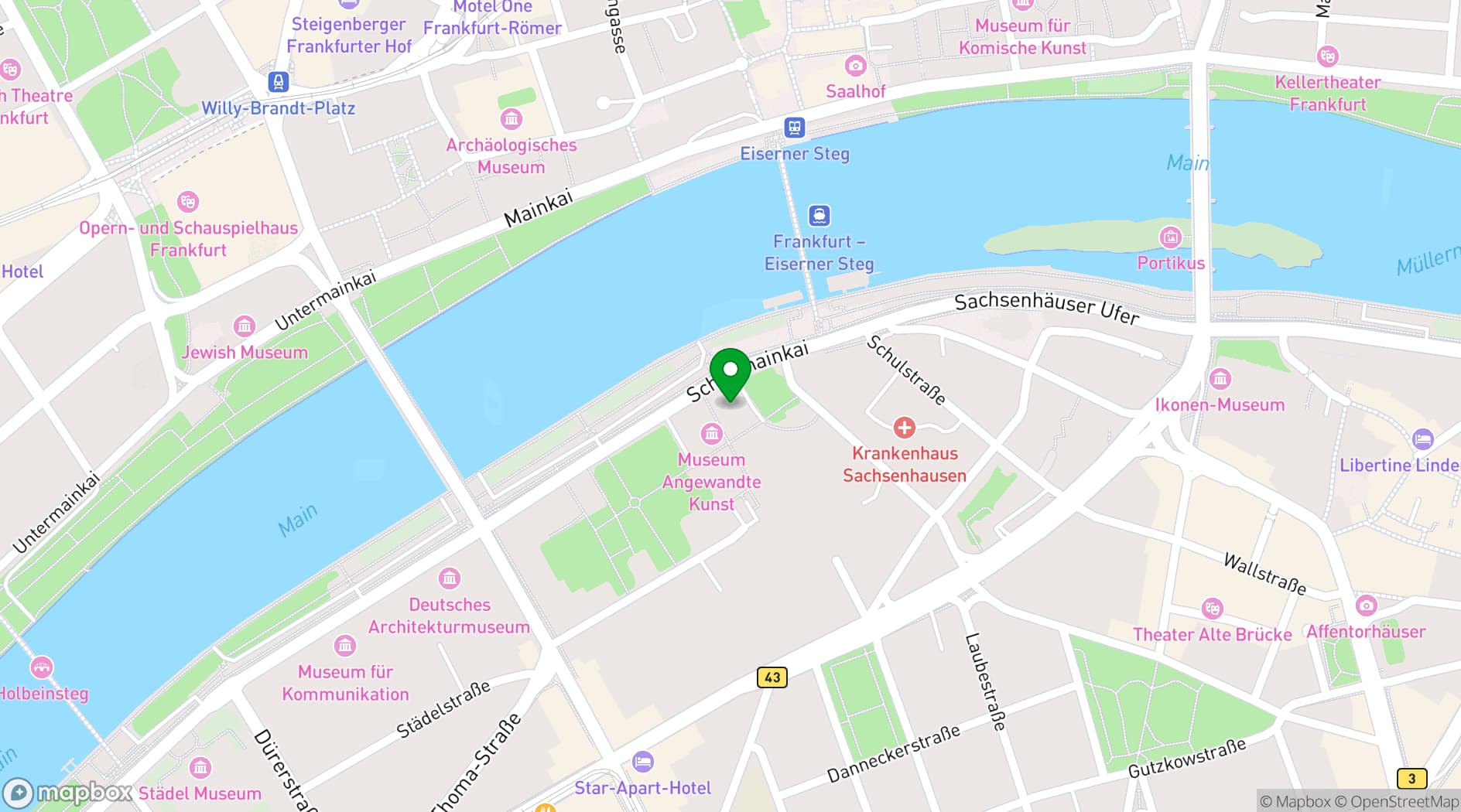 Map showing Historic Villa Metzler