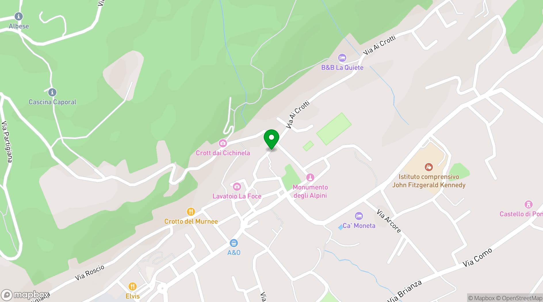 Map showing Ristorante Il Cantuccio di Mauro Elli