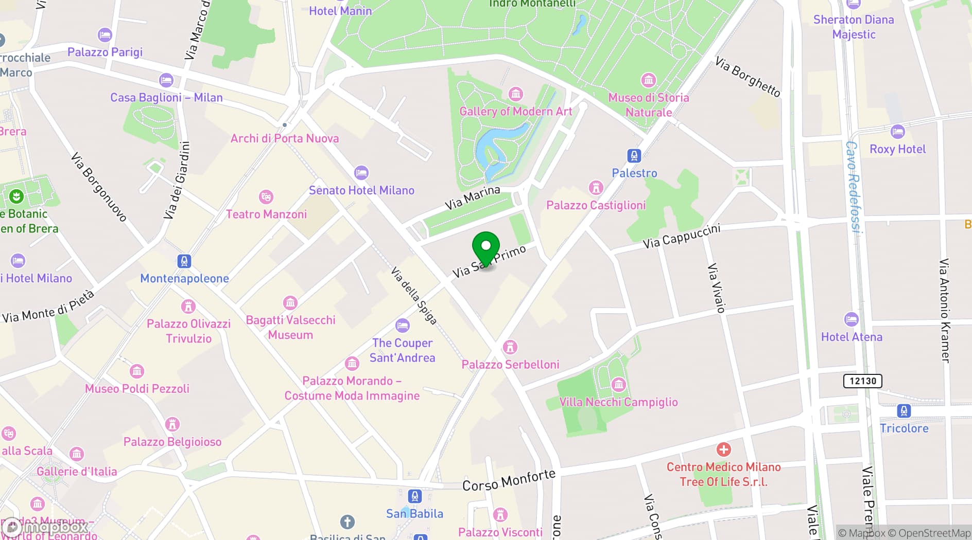 Map showing Pop House