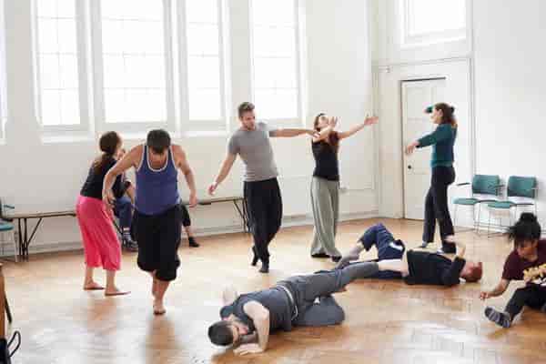 Dynamic rehearsal space in Saint Barnabas Dalston for creative workshops and team-building.