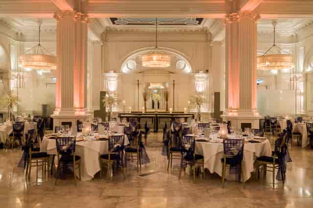 Elegant 1901 Ballroom at Andaz London, ideal for upscale events and formal dinners.
