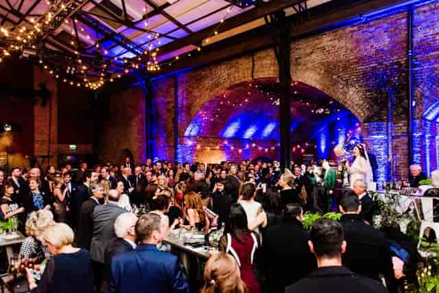 Vibrant event space at Village Underground, perfect for networking and celebrations.