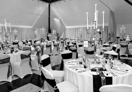 Elegant banquet hall at Leverhulme Hotel, ideal for weddings and corporate events.