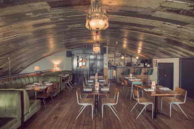 Stylish Gin Parlour in Gorilla Manchester, ideal for intimate networking events and private dinners.