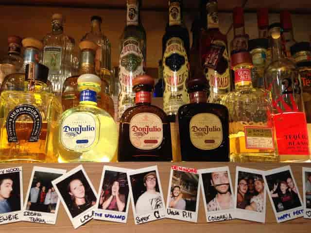 Vibrant Azulito Bar with Don Julio tequila, perfect for networking events and celebrations.