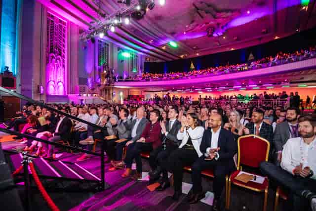 Troxy Grand Hall gala awards, elegant venue, high energy