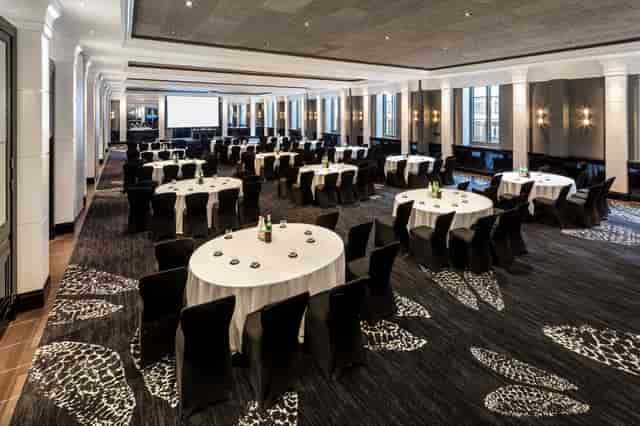 Halle Suite at The Edwardian Manchester, spacious venue for conferences and banquets.