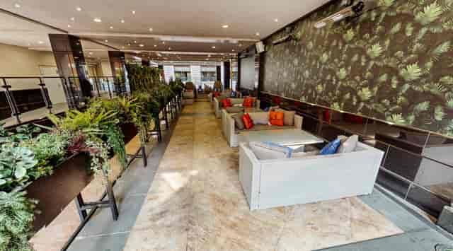 Stylish London hotel lounge networking event