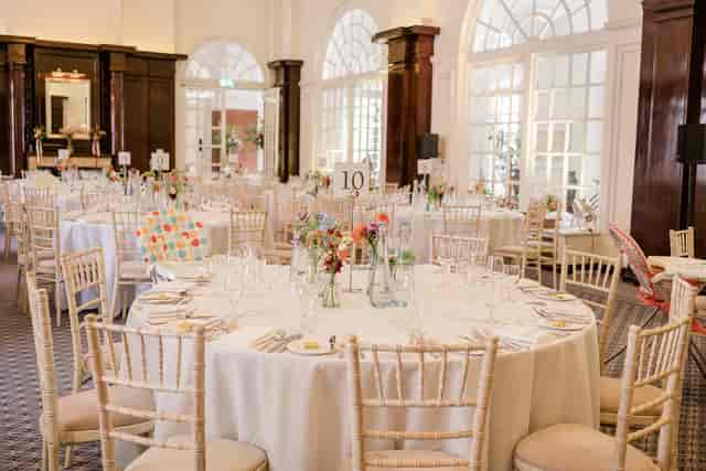 Paget Room ballroom banquet wedding Chiavari chairs