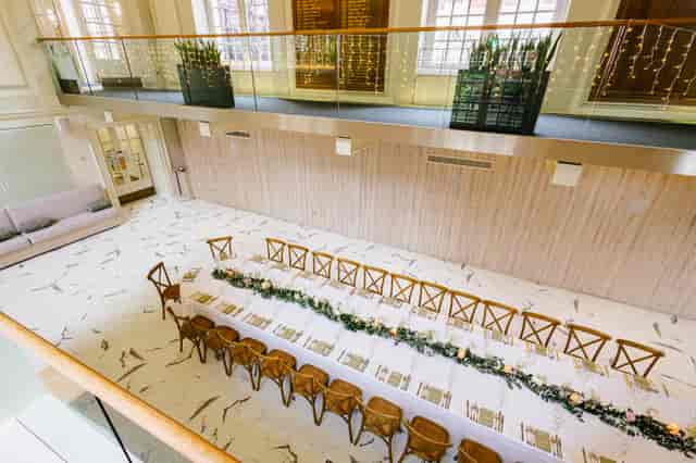 Garden Room BMA House event | balcony | reception | banquet