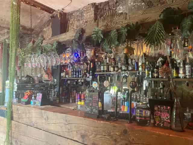 Vibrant bar setup at Whole Venue, perfect for networking events and cocktail receptions.