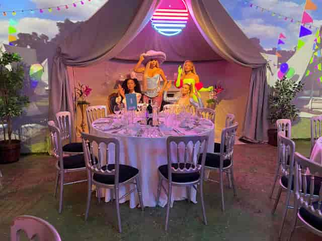 World Stage at Madame Tussauds with elegant seating for vibrant social events.