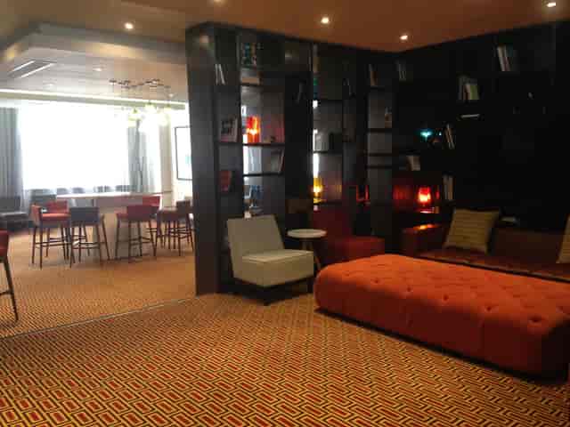 Mal Lounge in Malmaison London, a modern meeting space for networking events.