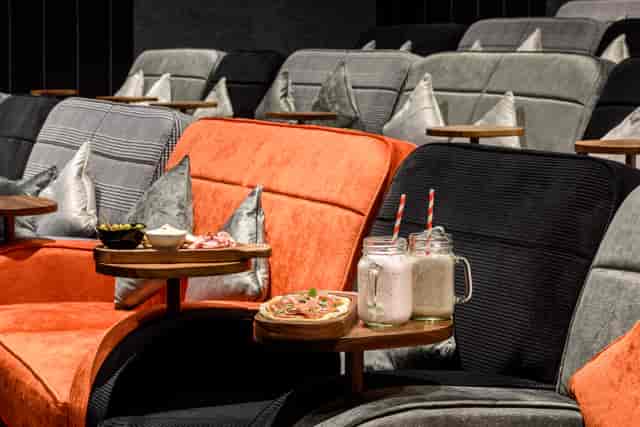 Canary Wharf Everyman Cinema Screen 2, plush lounge seating, premium event hire, private screening.