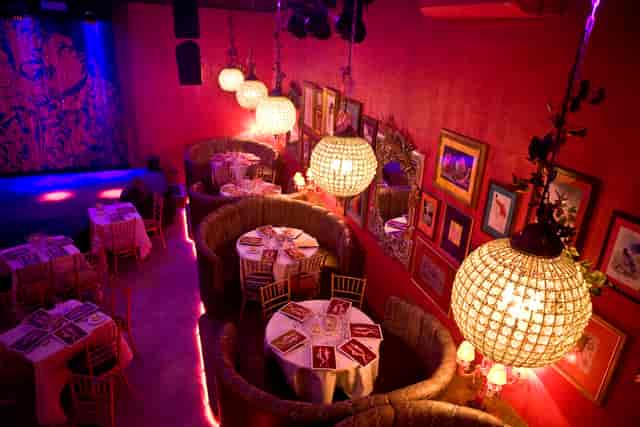 Vibrant event space at Proud Cabaret Brighton, ideal for private gatherings and live entertainment.