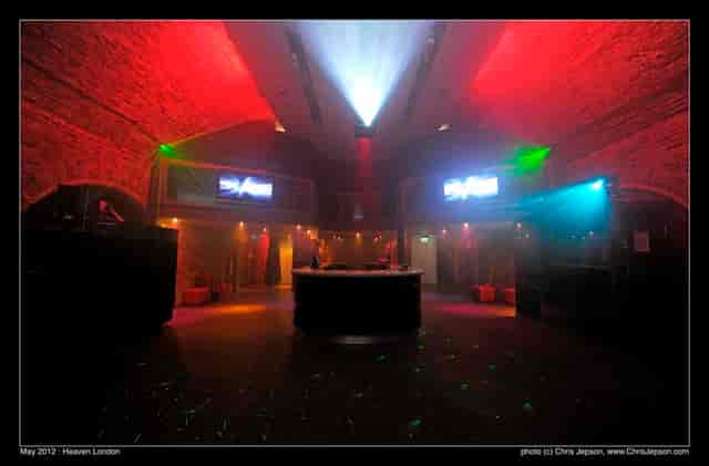 Vibrant event space with dynamic lighting, ideal for parties and corporate events.