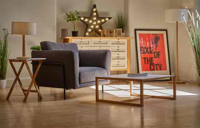 Stylish lounge area in UP Studio 1, ideal for networking events and casual meetings.