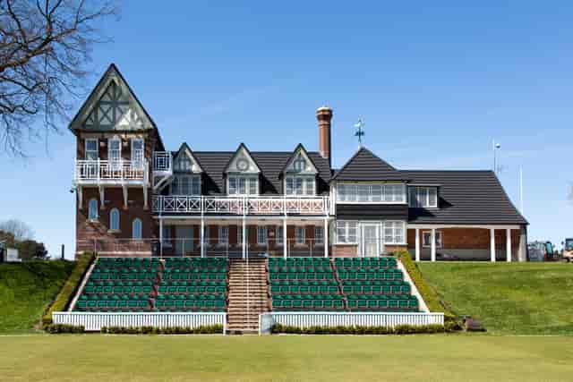 Cricket Pavilion at Marlborough College, ideal for outdoor weddings and events.