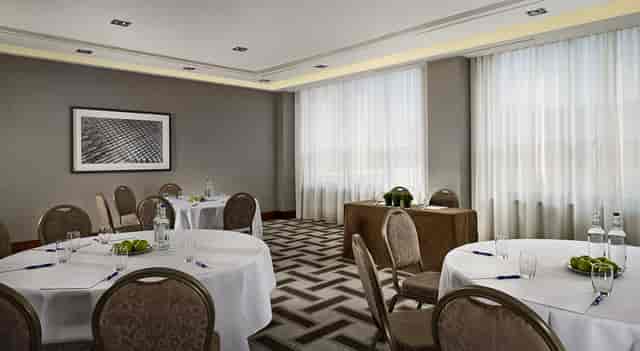 Soprano meeting room at Hyatt Regency Birmingham, elegant setup for corporate events.