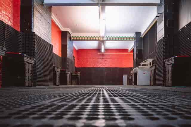 Main Room at London Bartender School, minimalist design, ideal for workshops and networking.