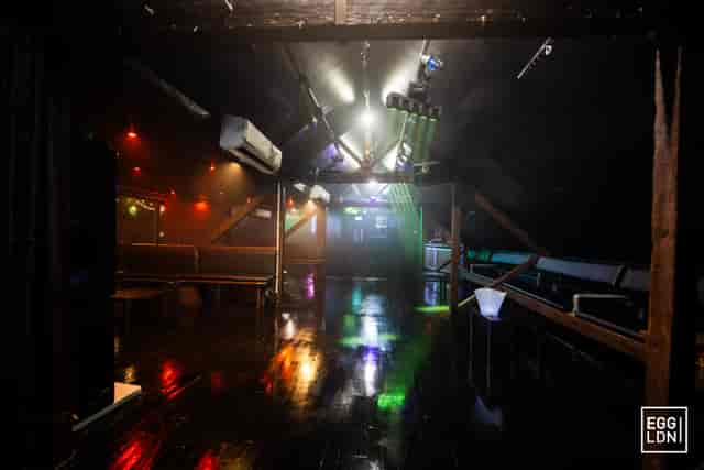 Modern event space in The Loft, Egg LDN with polished floors for corporate and social events.