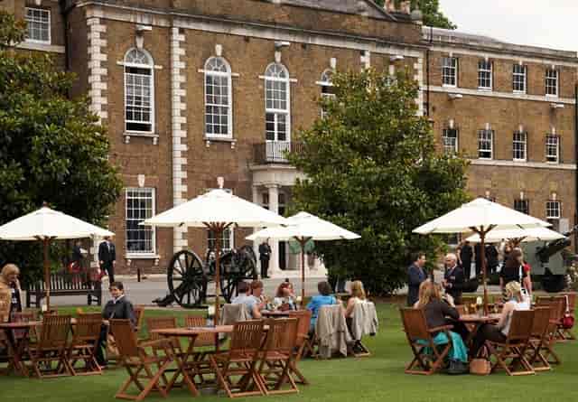 Artillery Garden at HAC: Charming outdoor event space for networking and social gatherings.