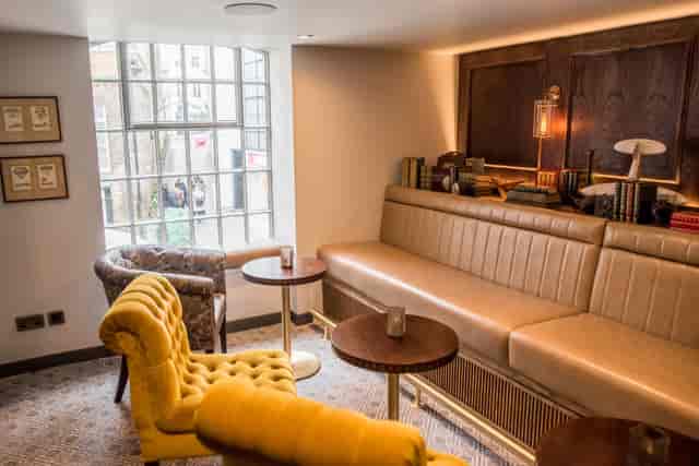 Stylish meeting space at Hush Mayfair, perfect for networking events and discussions.