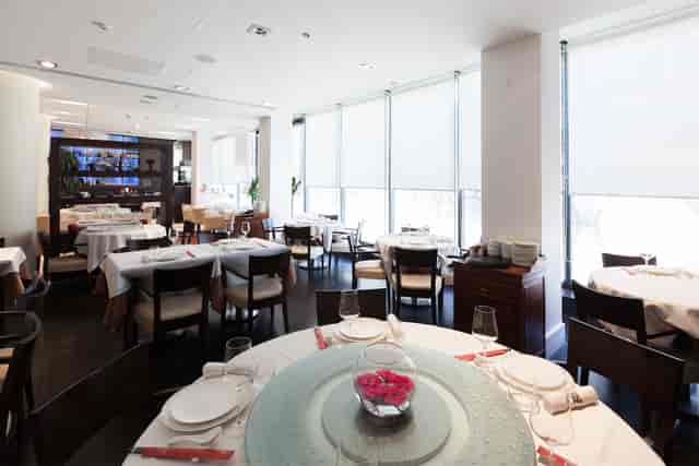 Private Dining Room 2 at Bright Courtyard Club, elegant space for intimate events and meetings.