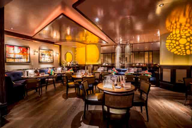 Stylish restaurant interior at Carnaby, perfect for intimate gatherings and corporate events.