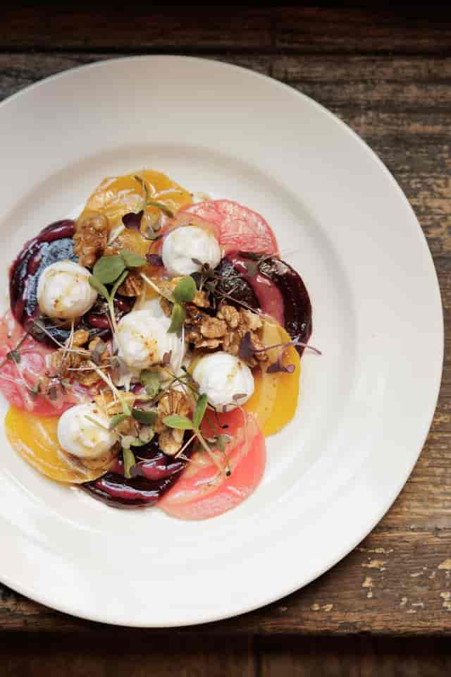 Vibrant vegetable dish at Bleeding Heart, perfect for gala or corporate dinner.