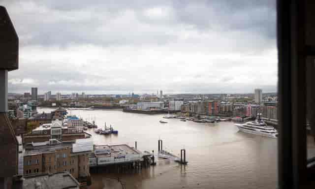 Tyger Suite at The Tower Hotel with waterfront view, ideal for meetings and conferences.