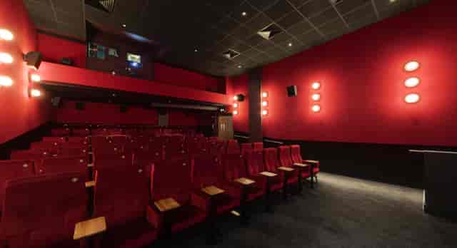 Curzon Soho Cinema Screen Two with plush red seating for intimate film screenings.
