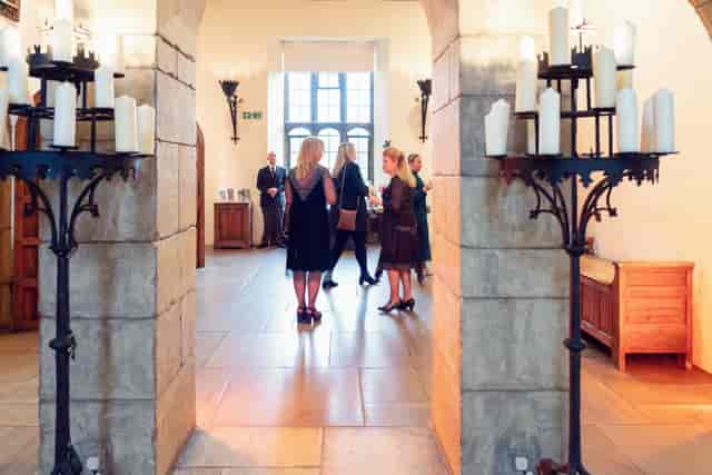 Elegant Leeds Castle dining room, perfect for upscale networking events and receptions.