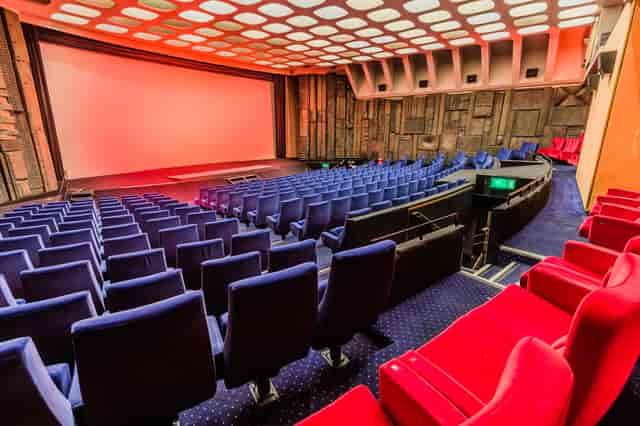 Curzon Mayfair Screen One auditorium with tiered seating for events and presentations.